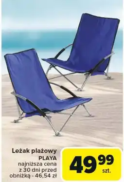Carrefour Leżak plażowy oferta