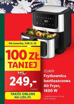 Lidl Frytkownica Zelmer oferta