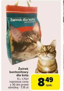 Carrefour Żwirek bentonitowy oferta