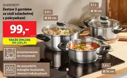 Lidl Zestaw garnków SilverCrest oferta