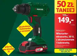 Lidl Wiertarko-wkrętarka Parkside oferta