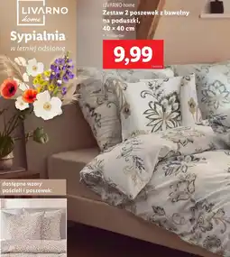 Lidl Poszewka na poduszkę Livarno oferta