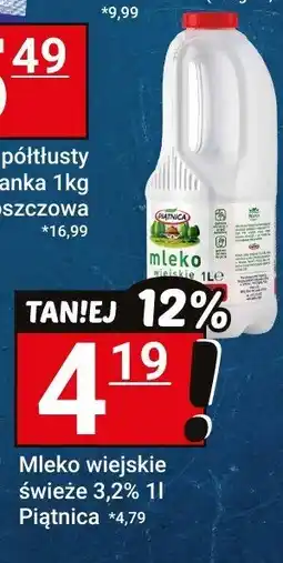 Hitpol Mleko wiejskie świeże 3,2% Piątnica oferta