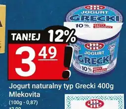 Hitpol Jogurt naturalny typ Grecki Mlekovita oferta