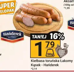 Hitpol Kiełbasa toruńska Łakomy Kąsek Handerek oferta