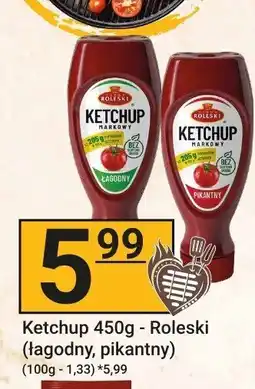 Hitpol Ketchup Roleski łagodny, pikantny 450g oferta