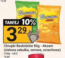 Hitpol Chrupki Beskidzkie zielona cebulka, serowe, orzechowe Aksam 85g oferta