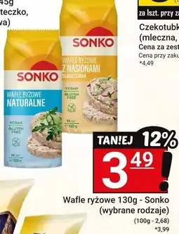 Hitpol Wafle ryżowe Sonko 130g (wybrane rodzaje) oferta