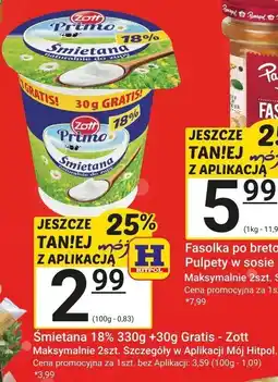 Hitpol Fasolka po bretońsku z kiełbasą, bigos, golonka, pulpety w sosie pomidorowym Pamapol oferta
