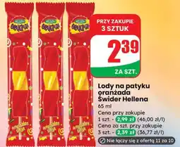 Dino Lody oranżada Świder Hellena oferta