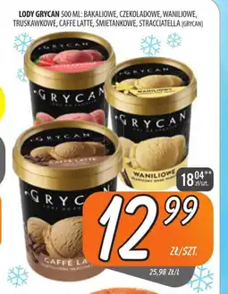 Społem Szczecin Lody Grycan oferta
