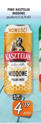 Społem Szczecin Piwo Kasztelan Miodowe oferta