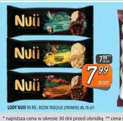 Społem Szczecin Lody Nuii oferta