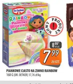 Społem Szczecin Piankowe ciasto na zimno Rainbow Dr. Oetker oferta