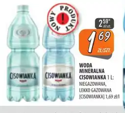 Społem Szczecin Woda mineralna Cisowianka oferta