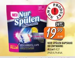 Społem Szczecin Nur Spülen kapsułki do zmywarki oferta