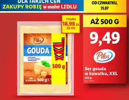 Lidl Ser gouda Pilos w kawałku XXL oferta