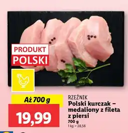 Lidl Polski kurczak medaliony z fileta z piersi Rzeźnik oferta