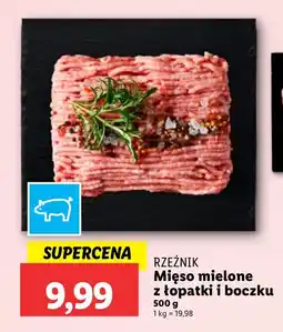 Lidl Mięso mielone z łopatki i boczku Rzeźnik oferta