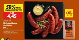 Lidl Kiełbasa śląska codzienna Grill&Fun oferta