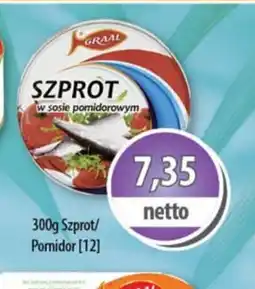 DUO-TES Szprot w sosie pomidorowym Graal oferta
