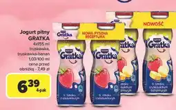 Carrefour Napój mleczny truskawka-banan Danone Gratka oferta