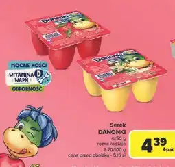 Carrefour Serek wanilia Danone Danonki oferta