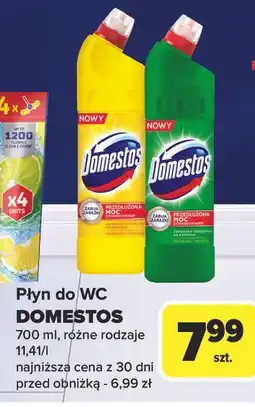 Carrefour Płyn do wc citrus Domestos oferta