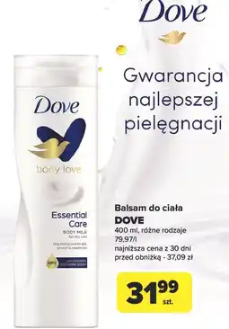 Carrefour Balsam do ciała essential care Dove Body Love oferta