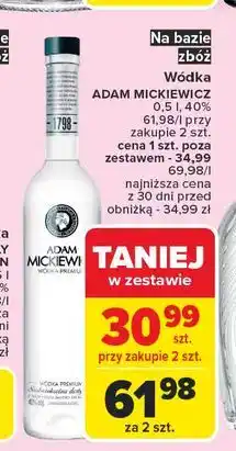 Carrefour Wódka Adam Mickiewicz oferta