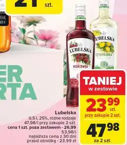Carrefour Wódka Lubelska Cytrynówka oferta