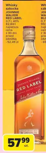 Carrefour Whisky Johnnie Walker Red Label oferta