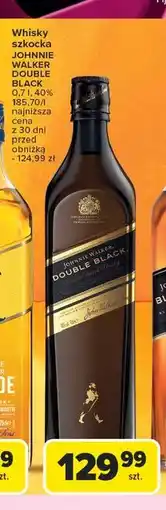 Carrefour Whisky Johnnie Walker Double Black oferta