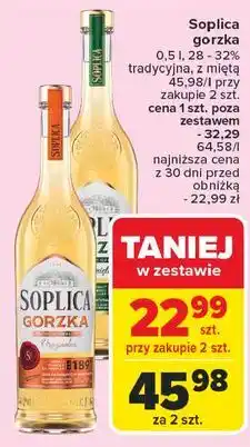 Carrefour Wódka Soplica Gorzka Z Miętą oferta