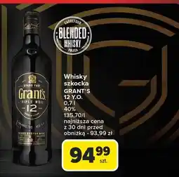 Carrefour Whisky Grant's 12 Yo oferta