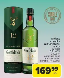 Carrefour Whisky tuba Glenfiddich 12 Yo oferta