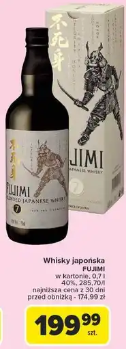 Carrefour Whisky karton Fujimi Blended 7 oferta