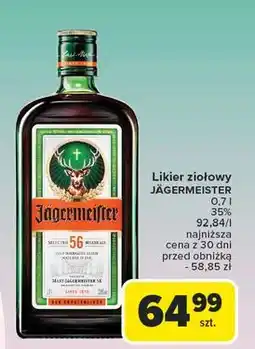 Carrefour Likier Jagermeister oferta