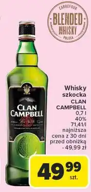 Carrefour Whisky Clan Campbell oferta