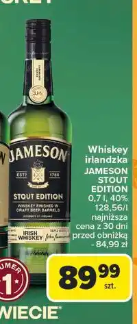 Carrefour Whiskey Jameson Caskmates Stout Edition oferta