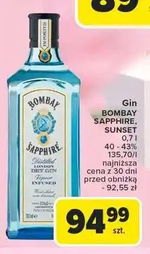 Carrefour Gin Bombay Sapphire oferta