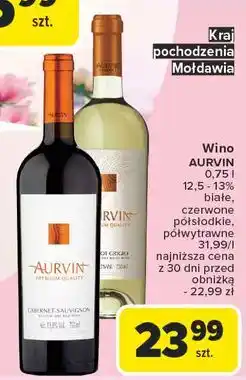 Carrefour Wino Aurvin Pinot Grigio oferta