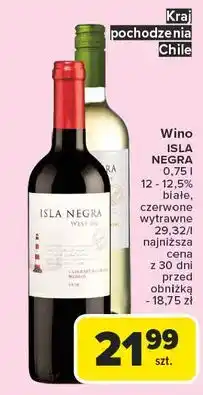 Carrefour Wino Isla Negra Sauvignon Blanc Semillon oferta