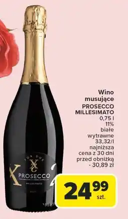 Carrefour Wino Millesimato Prosecco oferta