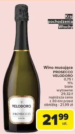 Carrefour Wino Velodoro Prosecco oferta