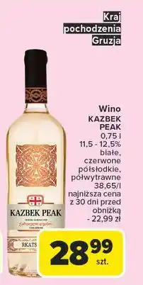 Carrefour Wino Kazbek Peak Saperavi oferta
