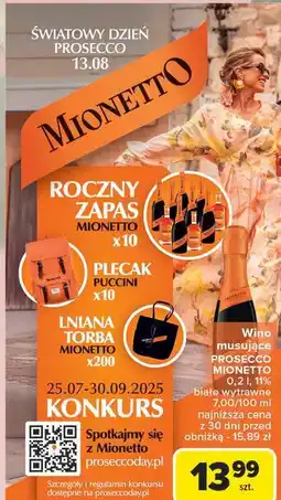 Carrefour Wino Mionetto Prosecco oferta