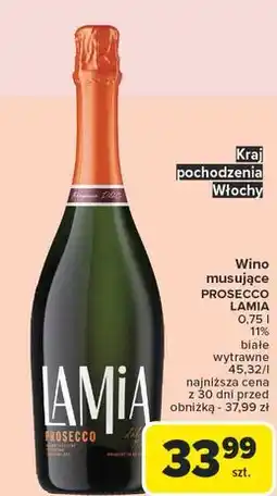 Carrefour Wino Lamia Prosecco oferta