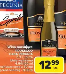Carrefour Wino wytrawne Casa Pecunia Prosecco Doc oferta