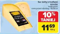 Carrefour Ser gouda z truflami Euroser oferta